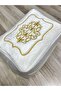 Dowry Velvet Gold Embroidered Cream Bundle 35x30 Cm Engagement Bride Groom Hurcu - 2