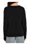 Round Neck Black Women's Sweater Soft Wool Cable C-Nk - 4