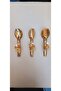 Set of 3 Titanium Plated Tongs - 3