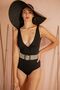 DOUBLE BREASTED ONE PIECE BLACK - 5