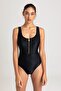 ZIP DETAILED ONE PIECE BLACK - 4