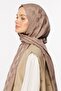 Canyon Checkerboard Pattern Silky Jacquard Shawl - 4