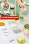 7 Different Blades Chopper Sharp Practical Kitchen Grater Chopper