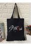 Stray Kids Skzoo Design, Black, Canvas Tote Bag, Cloth Bag, Canvas Bag, Korean Bag, Kpop Bag