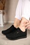 Women's Lace-Up Anorak Sneakers Black Black - 2