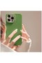 Apple iPhone 15 Pro Compatible Case Zebana Woven Silicone Case Light Green - 3