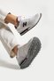 Chile Genuine Leather White Puruty-Navy-Red Men's Sports Shoes - 3