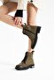 Khaki Nubuck Women's Boots - 2