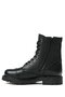 Genuine Leather Black Floater Men's Boots - 3