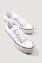 Women's Thick Soled Linen Sports Shoes White