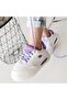 Chris White Skin Lilac Detailed Lace up Sneakers - 4