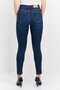 Women Skinny Fit High Waist Wash Stretchable Denim, Navy Blue - 2