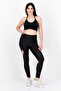Women Sportswear Fit Training Leggings Black - 2