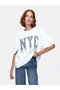 Oversize Printed White T-shirt - 2