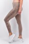 Women Sportswear Fit Training Leggings, Tan - 3