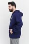 Men Sportswear Fit Long Sleeve Outdoor Jacket, Blue - 2
