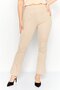 Women Regular Fit Allover Printed Wide Leg Pants, Cream