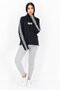 Women Sportswear Fit Long Sleeves Running Sweatshirt, Black - 2