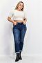 Women Slim Fit High Rise Stretchable Denim, Blue - 3