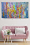Wall Cloth Abstract Oil Painting Looking Quality Canvas Wall Tapestry-4013