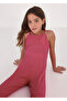 Female Child Summer Strap Linen Jumpsuit 6843