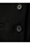 Blazer Jacket Buttoned V-Neck Slim Fit Crepe Scuba Fabric - 6
