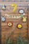 Safari Themed Birthday Party Set Birthday Ornament Set with Age Balloon Banner