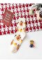 Set of 4 Christmas Tree Santa Claus Christmas Patterned Unisex Cotton Scented Socks - 7