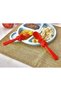 Yellow Kids Food and Spoon Set - Business Machine Figure Shaped - 3
