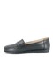 Berfilla Dr.Tavsiyeli 100% Leather Mother's Women's Ballerina Shoes BLACK - 3