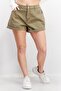 Women Solid Basic Shorts, Olive