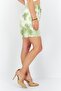 Women Demin Tie-Die Pattern Shorts, Multicolor - 2