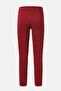 Women Plain Straight Leg Pants, Maroon - 2