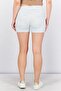 Women Tie Dye Knitted Drawstring Shorts, Blue - 2