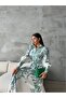 Atlas Fabric Dress (BELT INCLUDED)-green-4220 - 3