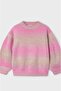 Girl's Gradient Striped Sweater - 3