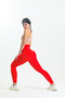 Red New Year's Hip Shaping and Extra Push up Seamless High Waist Hip Shaping Leggings - 6
