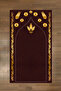 Digital Printed Non-Slip Base Washable Gift Dowry Prayer Mat Prayer Rug - 6