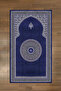 Digital Printed Non-Slip Base Washable Gift Dowry Prayer Mat Prayer Rug