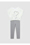 Female Child Summer T-Shirt Legging 2 Set 6751 - 4