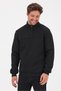 Men's Relaxed Fit Plain Half-Zip 3 Thread Sweatshirt Black - 3