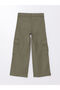 Lcw Wideleg Girl's Cargo Pants - 3