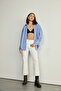 Short Flared Jeans White - 4