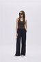 Brown V-Neck Knitwear Tank Top - 2
