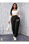 Queen Printed Jogger Leg Rubber Sweatpants - 4