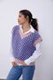 Salmon V-Neck Knitwear Sweater - 5