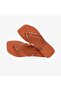 Square Glitter Cerrado Orange Women's Orange Slippers - 4