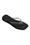 Square Logo Black Slippers
