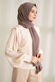 Medina Silk Dark Mink Shawl - 3