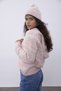 Pink Hooded Knitwear Sweater - 5